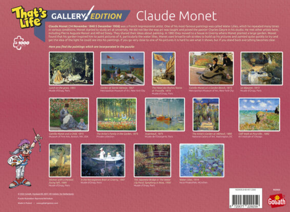 That's Life Gallery Edition Monet doos Achterkant