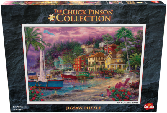 Chuck Pinson On Golden Shores doos Voorkant
