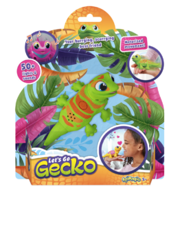Animagic Let's Go Gecko Groen verpakking Voorkant