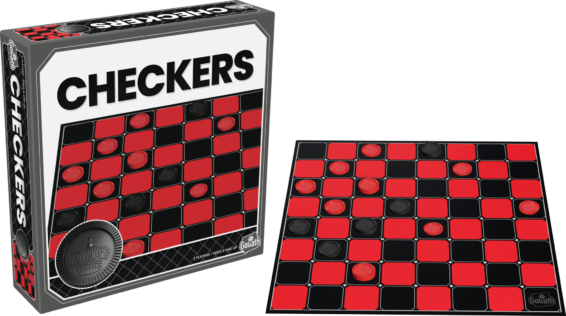 Checkers doos met de Inhoud