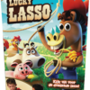De voorkant van de doos van het kinderspel vol actie Lucky Lasso