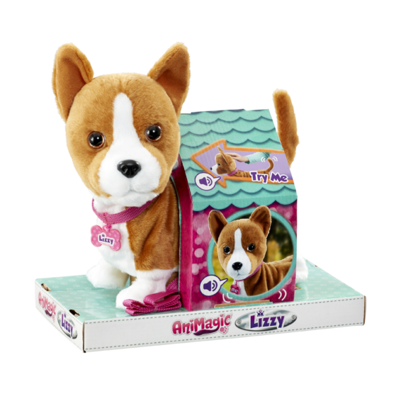 Animagic Lizzy Corgi verpakking Linkerhoek