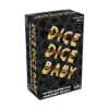 De doos van het spel Dice Dice Baby vanuit een linkerhoek