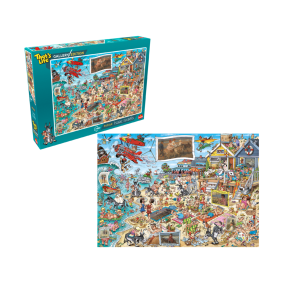 Doos en Inhoud van de That's Life Gallery Edition Isaac Israels puzzel
