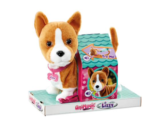 Animagic Lizzy Corgi verpakking Linkerhoek