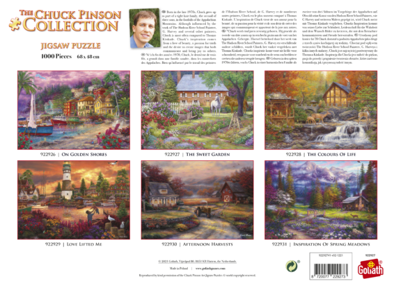 Chuck Pinson The Sweet Garden doos Achterkant
