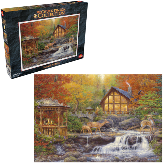 Chuck Pinson The Colours Of Life doos en Puzzel