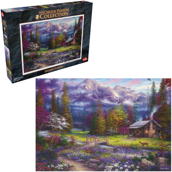 Chuck Pinson Inspiration Of Spring Meadows doos en Puzzel