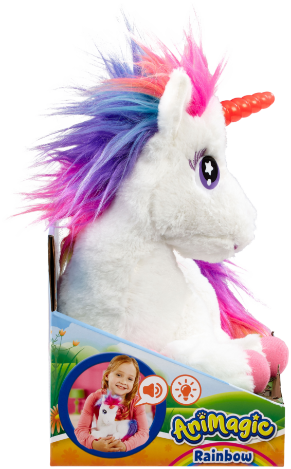 Animagic Rainbow Unicorn verpakking Linkerkant