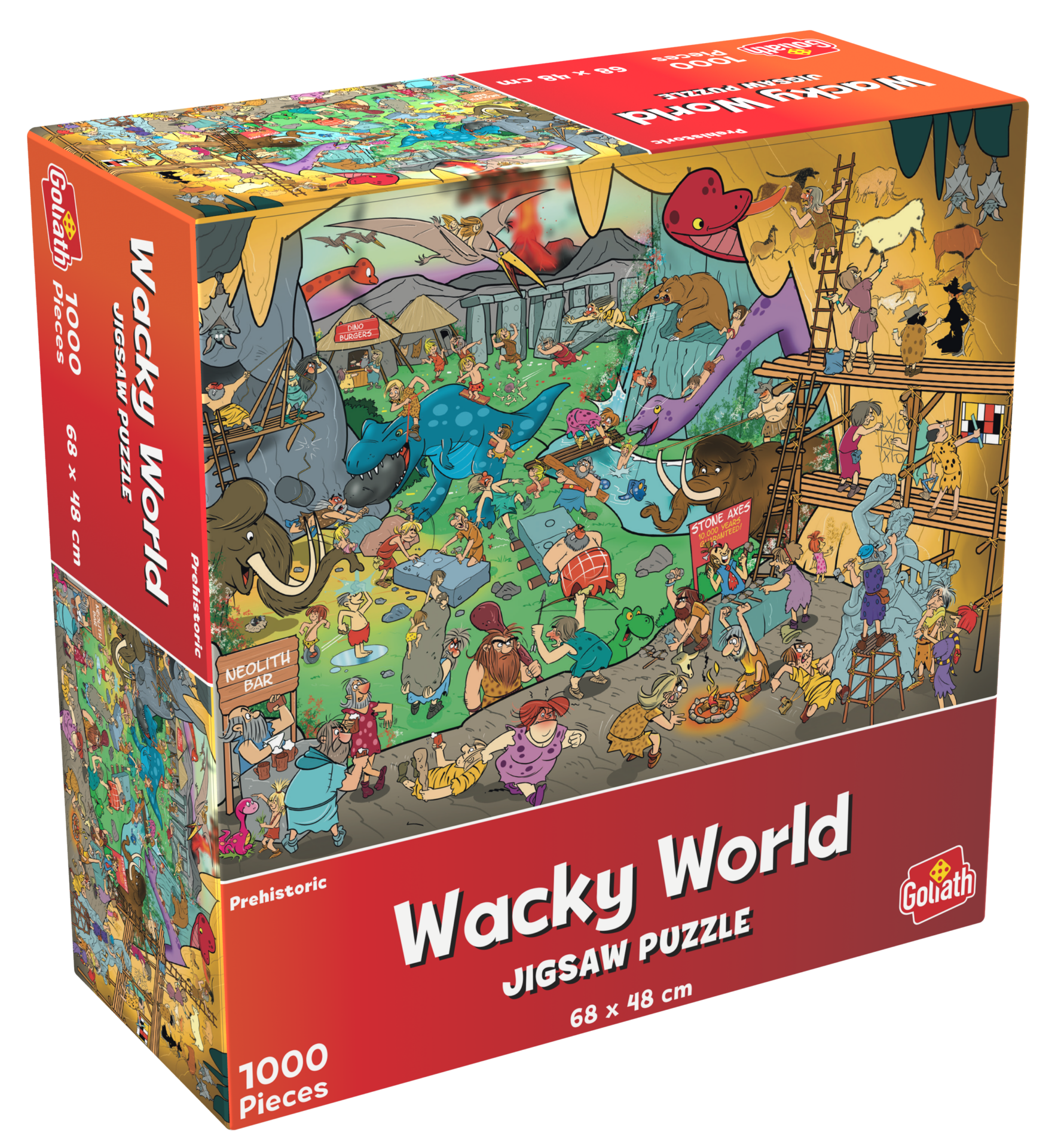 Wacky World Prehistoric doos Linkerhoek