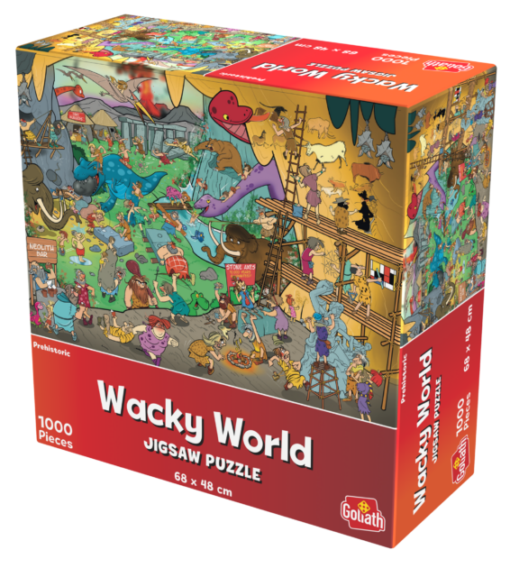 Wacky World Prehistoric doos Rechterhoek