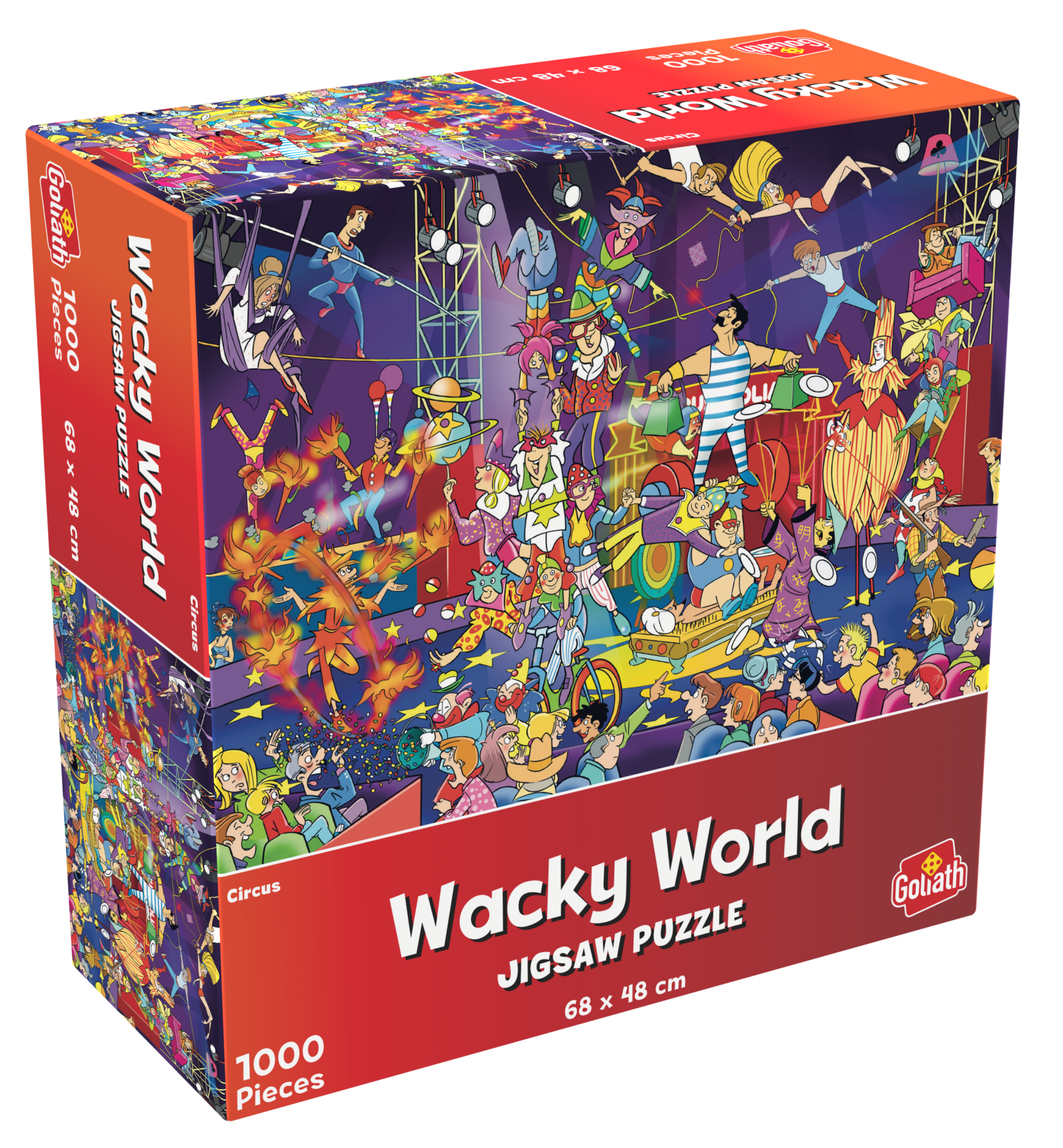 Wacky World Circus doos Linkerhoek
