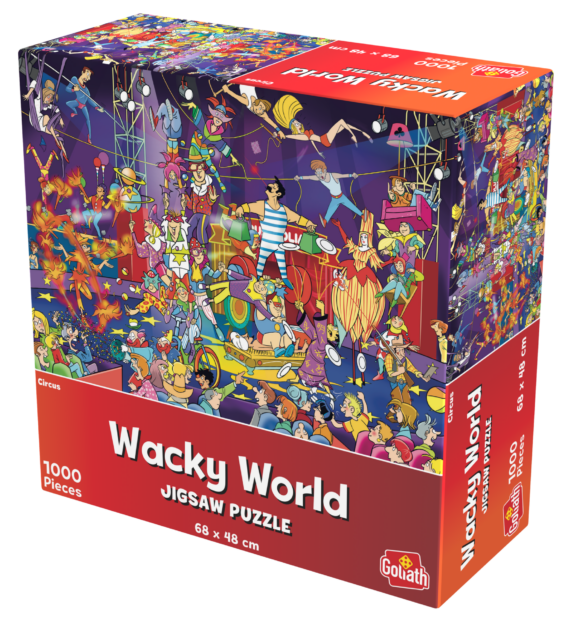 Wacky World Circus doos Rechterhoek