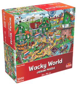 Wacky World Flower Fields doos Linkerhoek