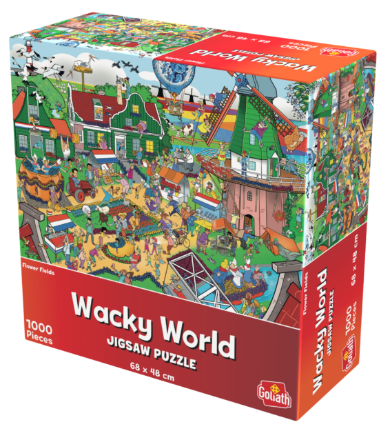 Wacky World Flower Fields doos Rechterhoek