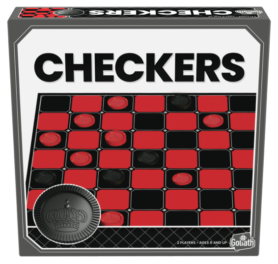 Checkers doos Voorkant