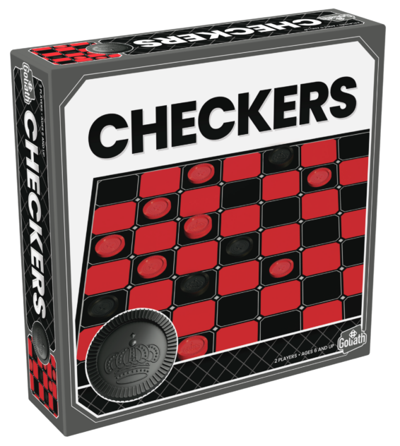 Checkers doos Linkerhoek