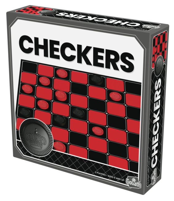 Checkers doos Rechterhoek