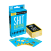 De doos met kaarten van het hilarische partyspel Shit Happens Familie Editie Pocket