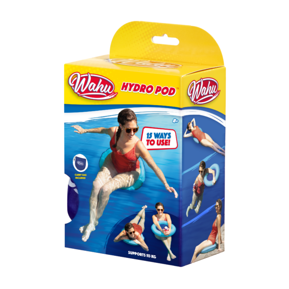 Wahu Hydro Pod Blauw doos Rechterhoek