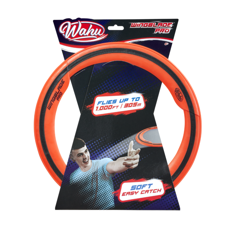 De voorkant van de verpakking van de Wahu WingBlade Rood