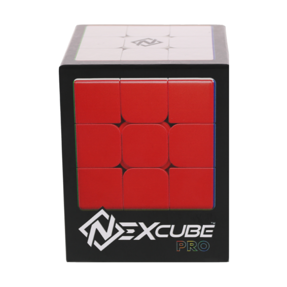 De voorkant van de doos van de supersonische speedcube Nexcube 3x3 Pro Cube