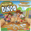 De voorkant van de doos van het kinderspel Mission Dinos