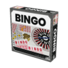 De doos van het gezelschapsspel Bingo vanuit een rechterhoek