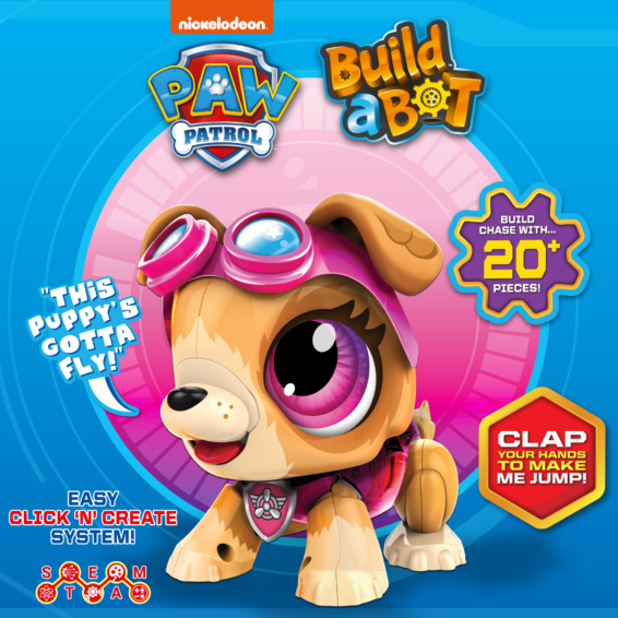 De unieke eigenschappen van de Build a Bot Paw Patrol Skye