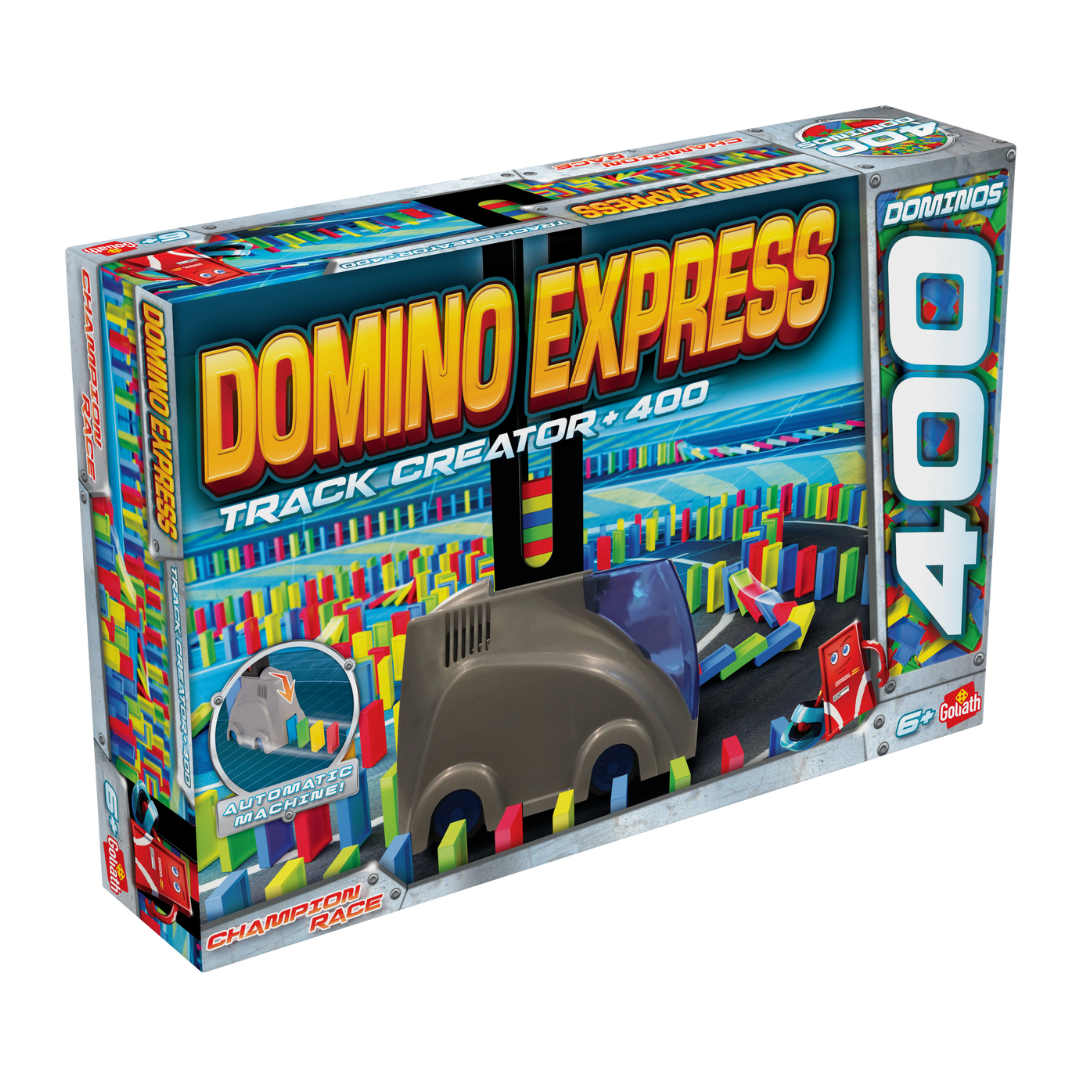 Domino Express Track Creator + 400 Tiles doos Linkerhoek