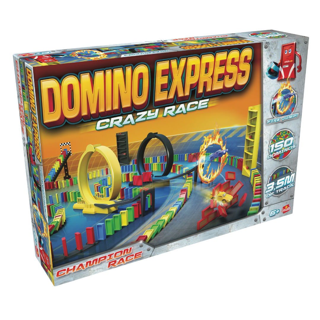 Domino Express Crazy Race doos Linkerhoek