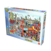 De doos van de puzzel That's Life City Edition London vanuit een rechterhoek