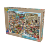 De doos van de puzzel That's Life Gallery Edition Alma Tadema vanuit een rechterhoek