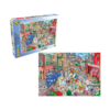 De doos en de inhoud van de That's Life City Edition Paris puzzel