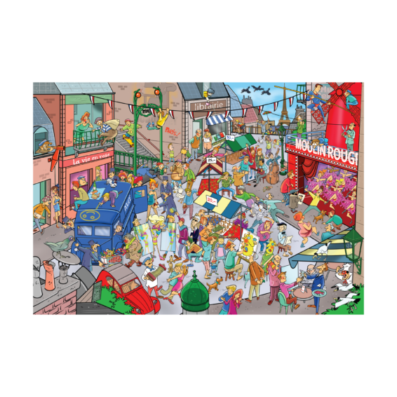 De puzzel van de That's Life City Edition Paris