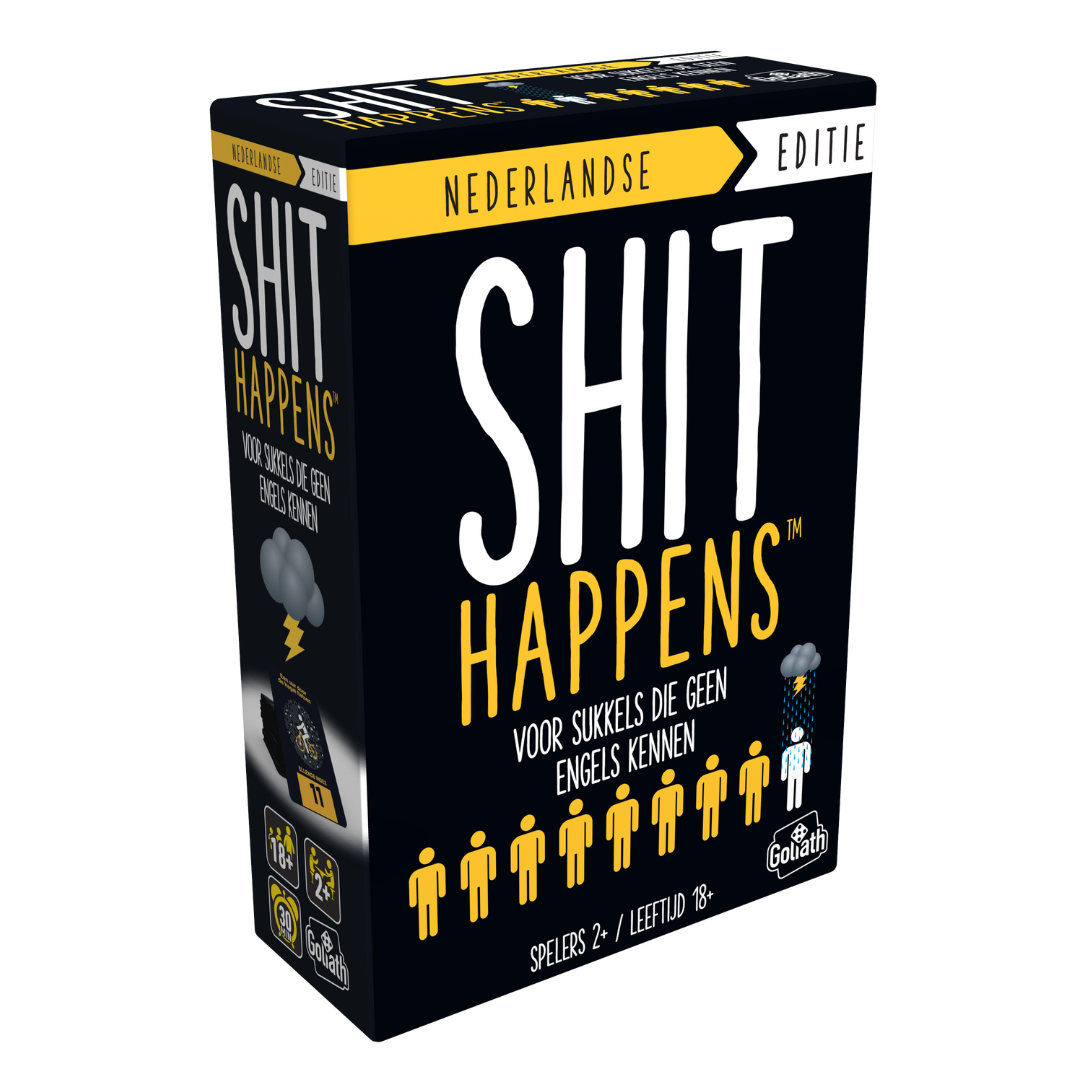 De doos van het hilarische spel Shit Happens (NL)