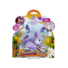 De voorkant van de verpakking van de Let's Go Bunny Paars