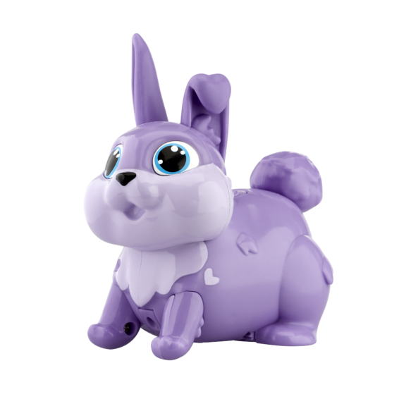 Het paarse konijntje Let's Go Bunny Paars vanaf de rechterkant