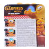 De achterkant van de doos van de Baby Garfield Feature Pluche