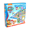 De doos van het bordspel Sequence Junior Paw Patrol vanuit een linkerhoek