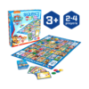 Doos en Inhoud van het strategische bordspel Sequence Junior Paw Patrol
