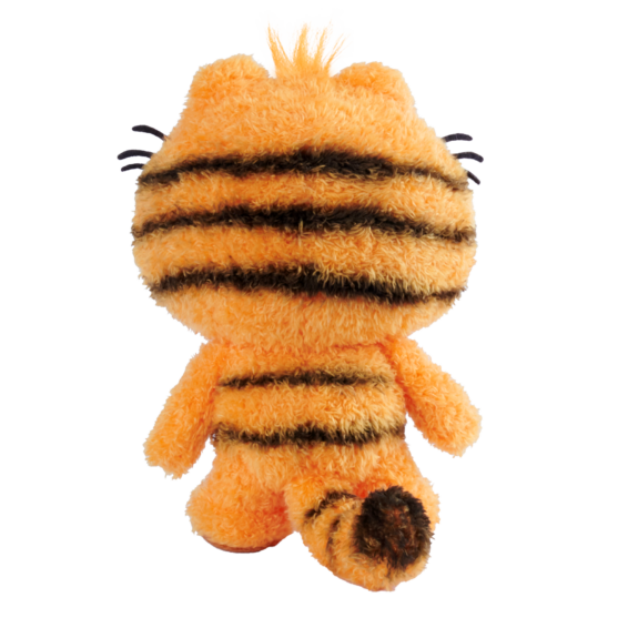De achterkant van de Baby Garfield Pluche