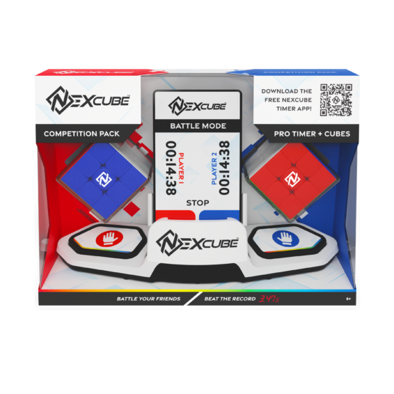 De voorkant van de doos van de Nexcube Competition Pack