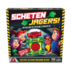 De voorkant van de doos van het kinderspel Schetenjagers