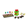 De inhoud van de doos van het kinderspel Schetenjagers