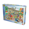 De doos van de legpuzzel That's Life City Edition Rome vanuit een rechterhoek