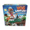 De voorkant van de doos van het actiespel voor kinderen Vos Laat Los