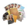 De inhoud van de doos van het escape spel Unsolved Case Files Harmony Ashcroft