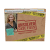 De voorkant van de doos van het crime spel Unsolved Case Files Harmony Ashcroft