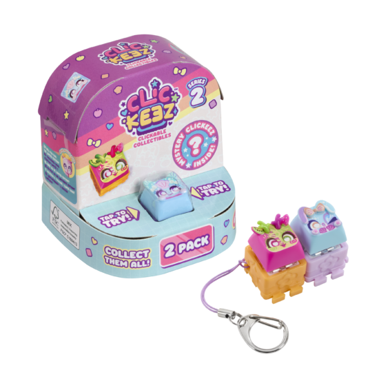 De doos en de inhoud van de Clickeez Series 2 - 2 Pack